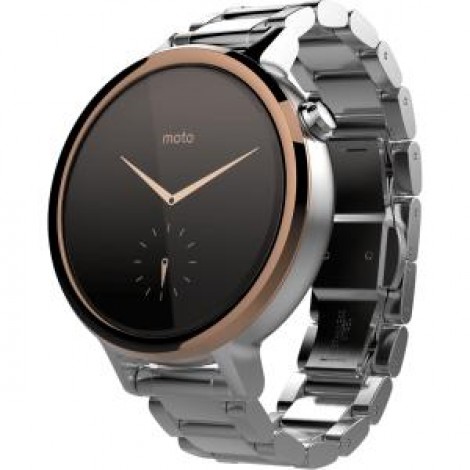 Motorola Moto 360 2nd Generation Silver Metal With Silver Band Women S 42mm Ap3613at6y6