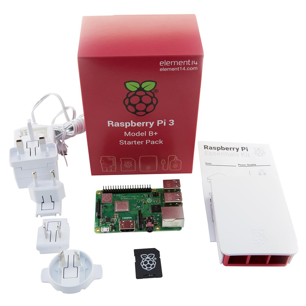 Complete Starter Kit For Raspberry Pi 3 Model B Official Case And Psu Included E14 2848199