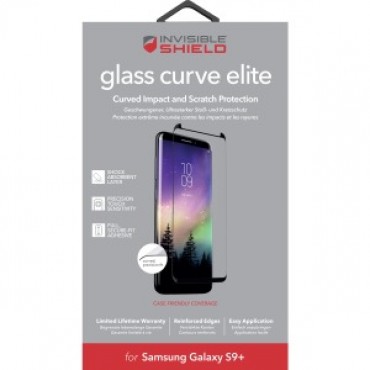 Mophie Invisibleshield Glass Curve Elite Samsung Galaxy S9+ 2018 Clear 200101468
