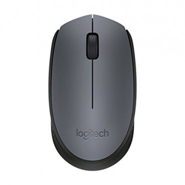 Logitech Mouse: M171 Wireless Ambidextrous - Grey/ Black 910-004655