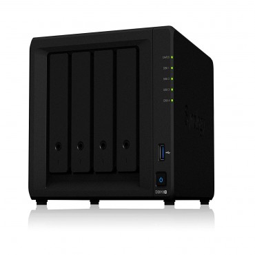 Synology Diskstation Ds918+ 4-bay 3.5" Diskless 2xgbe Nas (smb) - 4gb Ram - 3 Year Wty- Scalable