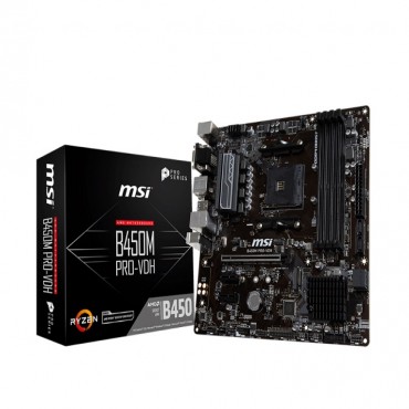 Msi b550m pro vdh. MSI b450 m ATX. MSI b450m Pro-VDH Plus разъемы. MSI b450 provdnx коробка. Матренка b450m VDH.