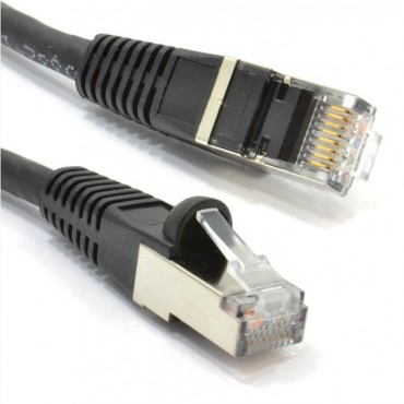 Edimax Network Cable: Cat6a 2m 10gbe Double Shielded - Lszh Cat6a-2m Black