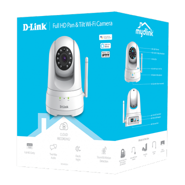 D-link Full Hd Pan &tilt Wi-fi Day/ Night Camera Dcs-8525lh