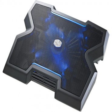 Cooler Master Silent 200mm Fan With Blue Leds, Dedicated Front Vents, Supports Up To 17" Laptops