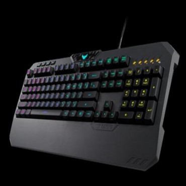 Asus Tuf Gaming K5 Rgb Keyboard With Tactile Mech-brane Key Switches Specialized Coating For Extended
