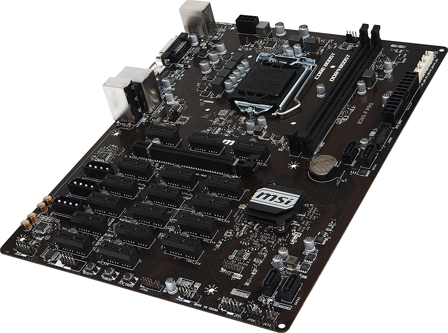 Msi B360-f Pro Atx Motherboard - S1151 8gen 2xddr4 18xpci-e 2xusb3.1 ...