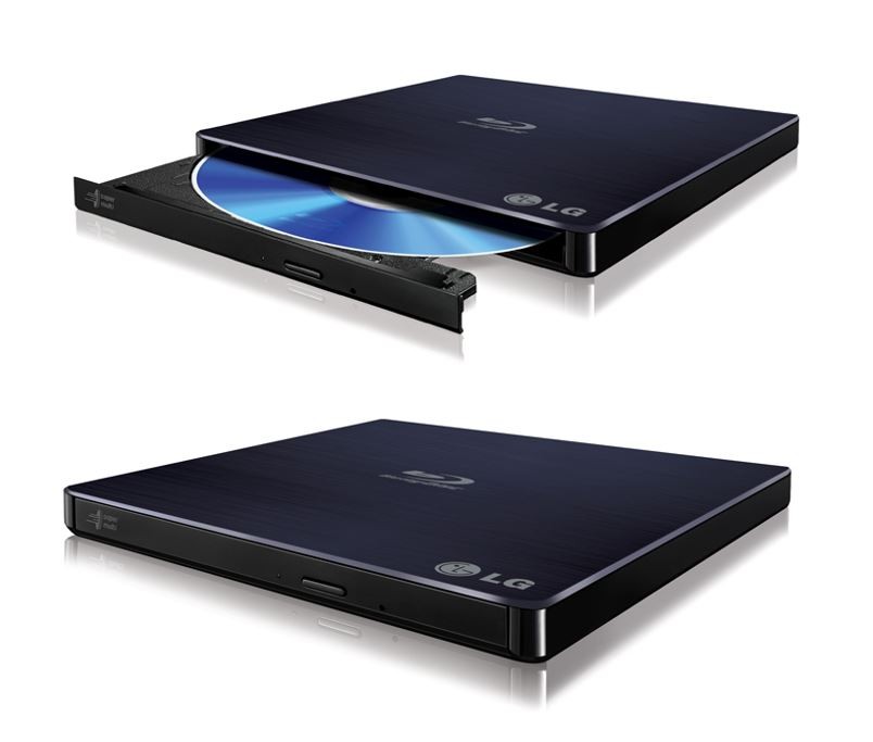 Lg 8x External Slim Usb 3d Bluray Drive Player Burner Rewriter Super