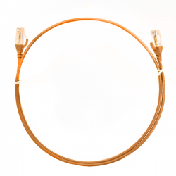 4cabling 2m Cat 6 Ultra Thin Lszh Ethernet Network Cables: Orange 004.004.5005