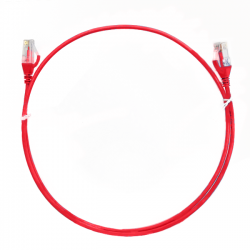 4cabling 3m Cat 6 Ultra Thin Lszh Ethernet Network Cables: Red 004.004.1006