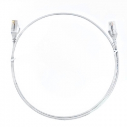 4cabling 5m Cat 6 Ultra Thin Lszh Ethernet Network Cables: White 004.004.3007