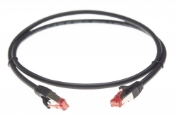 4cabling 10m Cat 6a S/ Ftp Lszh Ethernet Network Cable: Black 004.100.2010