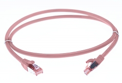 4cabling 0.5m Cat 6a S/ Ftp Ethernet Network Cable: Pink 004.100.9002