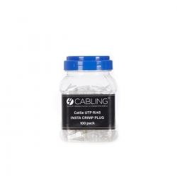 4Cabling Cat5E Utp Rj45 Insta Crimp Plug 100 Pack 005.002.0040