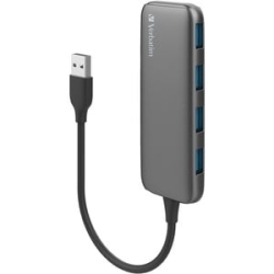 Verbatim USB Hub - USB 3.1 (Gen 1) Type A - External - Grey - 4 Total USB Port(s) - 4 USB 3.1 Port(s) 66602