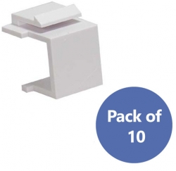 Keystone Blank Inserts-White Pack Of 10 (010.003.0013)