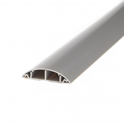4cabling Cable Covers - 90mm X 19mm X 2m: Grey 013.012.9015