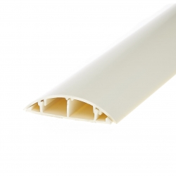 4cabling Cable Cover - 70mm X 15mm X 2m: White 013.012.7013