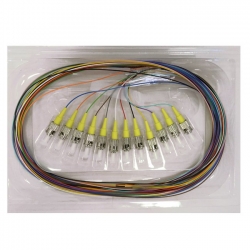 4cabling Fibre Pigtail St Os1 Singlemode 2m - 12 Pack Rainbow 015.012.7302