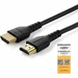 StarTech.com 6.6ft (2m) Slim Hdmi 2.0 Cable, Flexible Premium Hdmi Cord With Ethernet, 4K 60Hz HDR10, Aramid Fiber With Tpe Jacket - Slim Hdmi 2.0 Cable Supports 4K Visuals And Immersive Audio - 4K60Hz, 18Gbps, HDR10, 32-channel Surround Sound, Dolby Atm