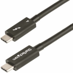 StarTech.com 3ft (1m) Thunderbolt 4 Cable, 40Gbps, 100W Pd, 4K/8K Video, Intel-Certified, Compatible W/Thunderbolt 3/USB 3.2/DisplayPort - 3.3ft (1m) Thunderbolt 4 Cable Supports 40 Gbps 8K 60Hz And 100W Charging; Compatible W/ USB4/USB-C And Thunderbolt