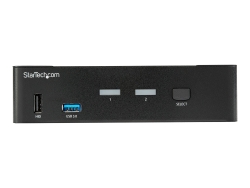 Startech 2 Port Single Displayport Kvm Switch, Built-In USB 3.0 Hub, Audio, No Cable, 2 SV231DPU34K