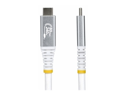 Startech.Com 50CM (1.6FT) USB4 Cable, USB-If Certified, 80GBPS, White, Ltw CC50CM80GUSB4CABLEW