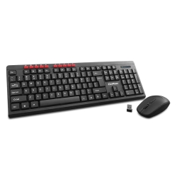 CLiPtec Essential Air Wireless Multimedia Keyboard And Mouse Combo Set AKBRZK339