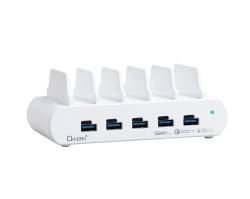 Oxhorn Nb-Pd150D Pd 150W 5-Port (5A+5C) Charging Dock With Build-in Rack ACBOXHNBPD150D