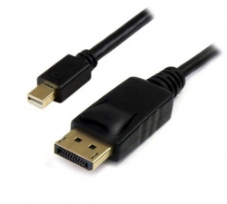 4cabling 1m Mini Displayport Male To Displayport Male Cable: Black 022.002.0380