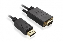 4cabling 2m Displayport Male To Vga Male Cable: Black 022.002.0392