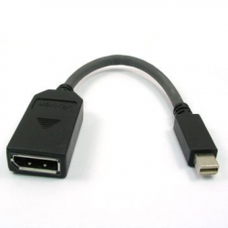4cabling 15cm Mini Displayport Male To Displayport Female: Black 022.002.0445