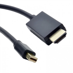 4cabling 1.5m Mini Displayport Male - Hdmi Cable Male: Black 022.002.0450