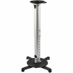 StarTech.com Universal Ceiling Projector Mount - Height Adjustable Hanging Pole Mount 5"-22.7" From Ceiling - 33lb (15kg) - Tilt/Rotate - Heavy Duty Height Adjustable Ceiling Projector Mount Up To 33lb/15kg - Ball Joint Design - Low Profile Mount At 5in