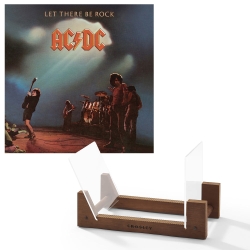 Ac/Dc Let There Be Rock Vinyl Album & Crosley Record Storage Display Stand SM-5107611-BS