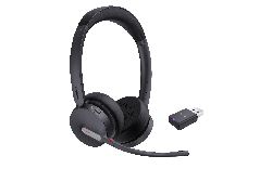 Yealink (WH64) Bluetooth Dect Uc Stereo Hybrid Headset, WDD60 Dect Dongle, No Base Station 1208686