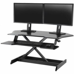 Workfit Corner Sit-Stand Desk Black 33-468-921