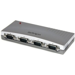4 Port USB To RS232 Serial Adapter Hub ICUSB2324