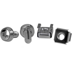 50 Pkg M6 Mounting Screws And Cage Nuts CABSCREWM6