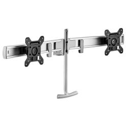 Atdec Dual Monitor Crossbar Silver Awm-lr-s