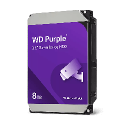 Wd Purple 8TB Surveillance Internal 3.5" Sata Drive Hdd, 3YR WD85PURZ