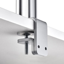 Awm-Ff-S F-clamp Desk Fixing - Two Piece Design - Handles Thick Desks - Silver AWM-FF-S