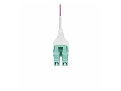 Startech 1M (3.3FT) Lc/Lc (Upc) OM4 Multimode Fiber Optic Cable, Ofnr, Ltw OM4RLCLC1M
