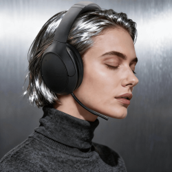 Yealink Wireless (BH78) Ste Reo Bt Anc Headset W/Chargestand,Bt51,Black,C To A Adapter BH78-CH-C/A