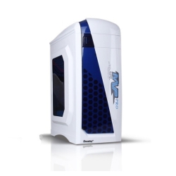 Huntkey Mvp Pro Gaming Computer Chassis - Blue (No Psu Included, No Fan Included) CASHUNMVPPROBL-1