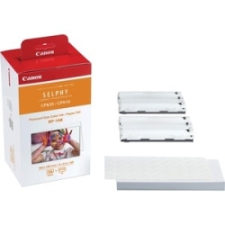 Canon Rp-108 Original High Yield Dye Sublimation Ribbon/Paper Kit - Colour - 1 Each RP108