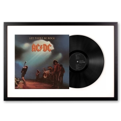 Framed Ac/Dc Let There Be Rock Vinyl Album Art SM-5107611-FD