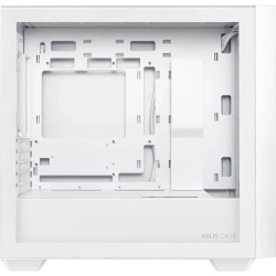 Asus A21 Plus White MicroATX Case Offers Support For Hidden-connector Motherboards, 360 Mm Radiators And 380 Mm Graphics Cards, With Two Color Options, Four Pre-installed Argb Fans A21 PLUS ASUS CASE WHT