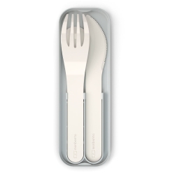 Monbento Mb Pocket Plastic Cutlery Set - Colour Natural MO-24050046