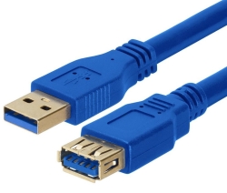 Astrotek USB 3.0 Extension Cable 2m - Type A Male To Type A Female Blue Colour AT-USB3-AA-2M